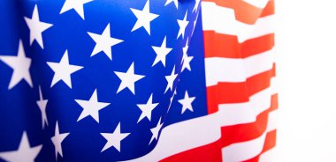 Amerika Birleşik Devletleri bayrağı dalgalanıyor. .