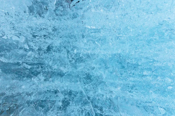 Textura de hielo azul, fondo de invierno, textura de la superficie de hielo . —  Fotos de Stock