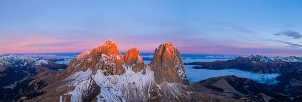 Hermoso Paisaje Otoñal Las Montañas Dolomitas Italia —  Fotos de Stock