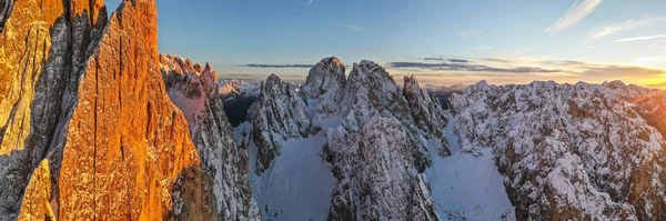 Krásná Podzimní Krajina Dolomitských Horách Itálie — Stock fotografie