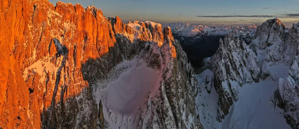 Krásná Podzimní Krajina Dolomitských Horách Itálie — Stock fotografie