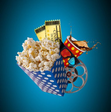 Mısır, sinema bileti, Klaket ve diğer şeyler hareket.