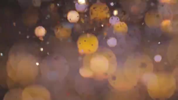 Argent abstrait et lumières dorées fond d'art brillant — Video