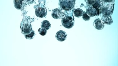 Süper Yavaş Çekim Sulu Taze Yaban mersini