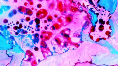 Soyut renkli sıvı arkaplan, süper yavaş çekim