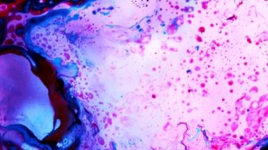 Soyut renkli sıvı arkaplan, süper yavaş çekim