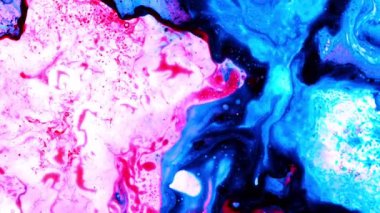 Soyut renkli sıvı arkaplan, süper yavaş çekim