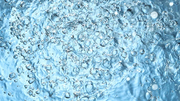 Water surface on blue background — Stock Photo, Image