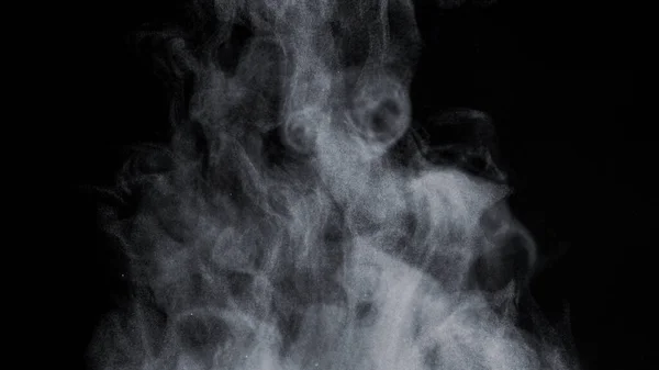 White Steam Ascends from Glass Pot — Stock Photo, Image