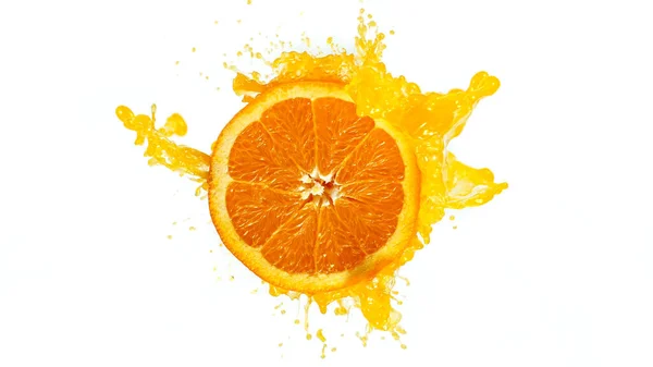 Свіжі оранжеві листки з блискучим соусом — стокове фото
