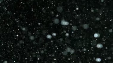Parçacık tozu arkaplanı, yüksek hız kamerasında 1000fps 'de çekim,