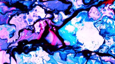 Soyut renkli sıvı arkaplan, süper yavaş çekim