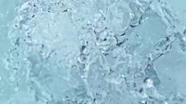 Vatten yta i super slow motion, fotograferad med hög hastighet bio kamera — Stockvideo