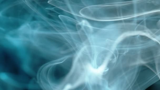 Efecto humo. Nube de humo abstracta. Movimiento lento — Vídeo de stock