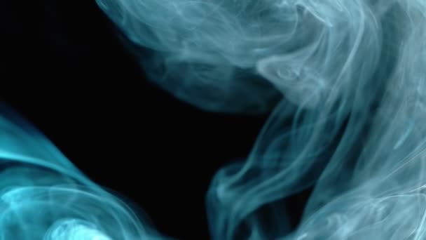 Efecto humo. Nube de humo abstracta. Movimiento lento — Vídeo de stock