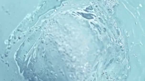 Water vortex in super slow motion, opgenomen met hoge snelheid bioscoop camera — Stockvideo