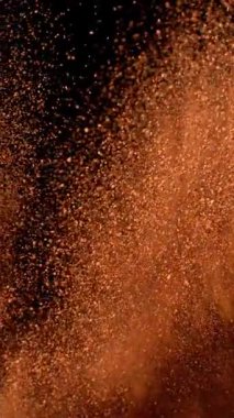 Süper Yavaş Hareket Detaylı Çamur Patlaması. Yüksek Hız Sineması Kamerası 'nda 1.000 fps hızla çekilmiştir.