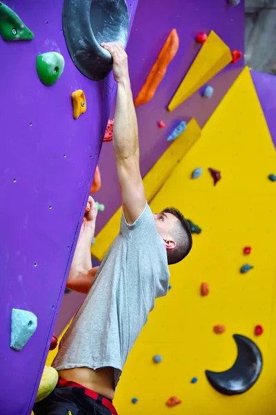 Man Climbing Up — Stock Photo, Image