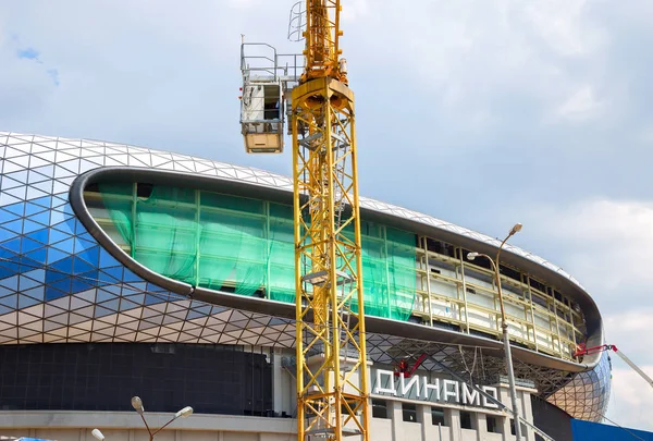 Moscow Russia July 2018 Construction Stadium Dynamo Moscow — Stock Photo, Image