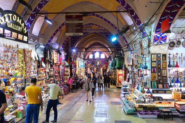 Istambul Turquia Maio 2019 Interior Grande Bazar — Fotografia de Stock