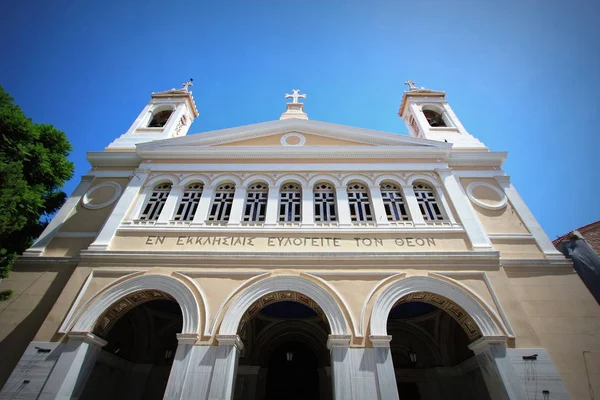 Igreja Agia Eirini Praça Agias Eirinis Monastiraki Atenas Grécia — Fotografia de Stock