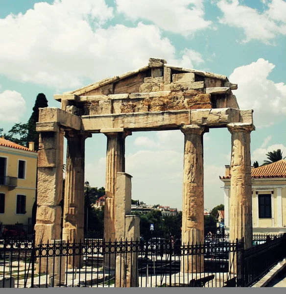 아테네, 그리스에서 로마 아고라 유적 — 스톡 사진