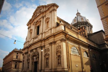 Roma - kilise Basilica di Barok portal Sant Andrea della Valle .