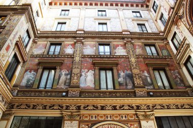 Rome, İtalya-28 Aralık 2018: palace 1888 yılında art deco inşa ve geç yetmişlerde, yenilenmiş, Sciarra Galerisi olarak bilinir .