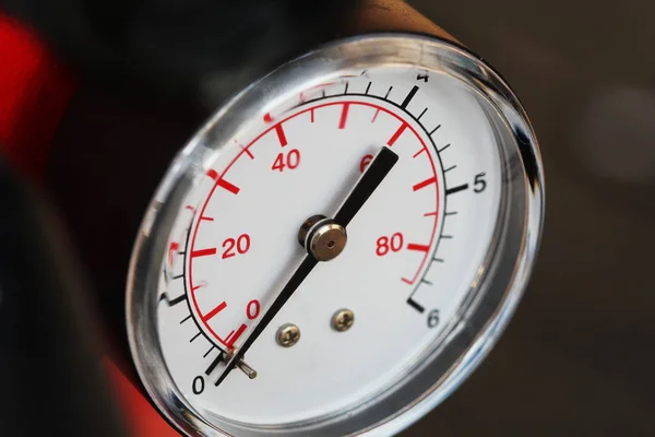 Mechanical pressure gauges. Traditional instruments for measuring pressure.