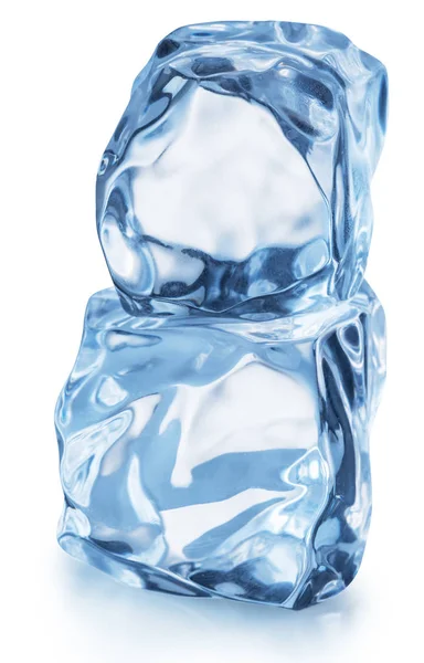 Макро Знімок Кубиків Льоду Файл Містить Відсічний Контур — стокове фото