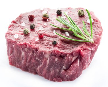 Dana bonfile beyaz arka plan üzerinde izole parçası.