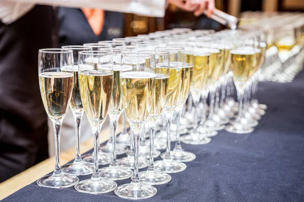 Окуляри Шампанського Коктейльна Вечірка — стокове фото