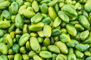 Yeşil fıstık fındık sürü. Gıda arka plan.