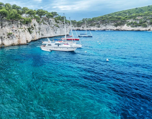 Port Miou Calanque Cassis Frankrijk 2017 — Stockfoto