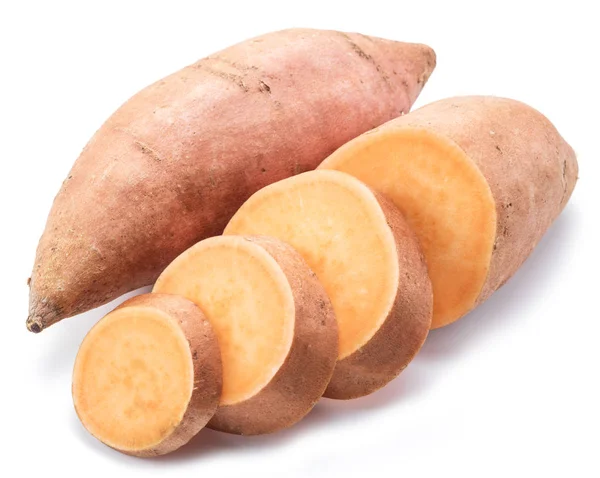 Sweet Potato Isolated White Background — Stock Photo, Image