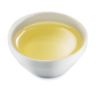 Zeytin yağı ile top. Dosyada, kırpma yolu.
