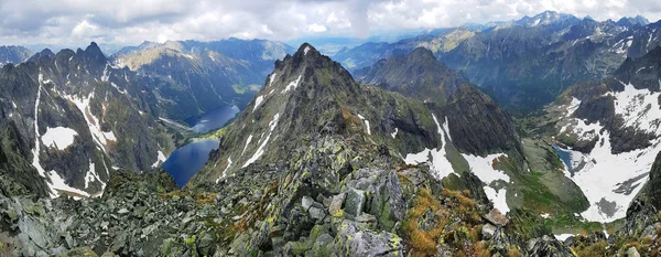 Morskie Oko High Tatras Poland May 2018 Beautiful Landscape Snowy — Stock Photo, Image