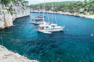Port-Miou calanque in Cassis. France. 31.07.2017
