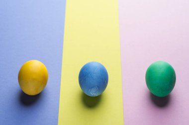 Paskalya yumurta Paskalya kutlamaları col üzerinde bir öznitelik olarak lekeli