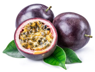 Tutku meyve ve onun kesit etli meyve suyu ile zekâ dolu