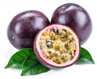 Tutku meyve ve onun kesit etli meyve suyu ile zekâ dolu