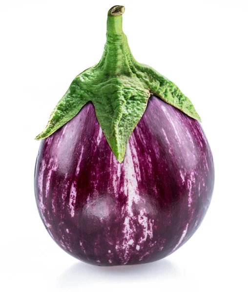 Aubergine or eggplant on white background. — Stock Photo, Image