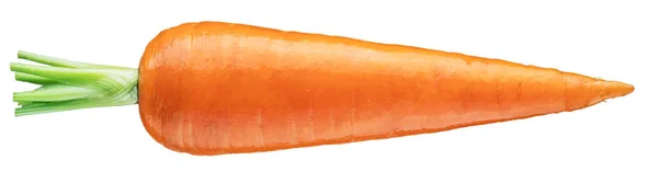 Carota biologica fresca su fondo bianco. Percorso di ritaglio . — Foto Stock