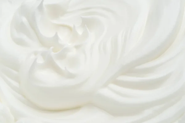 Waves White Eggs Cream Dairy Yogurt Close — Stock Photo, Image