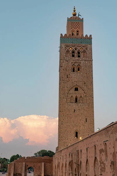 Mešita Kasbah Marrákeš Maroko — Stock fotografie