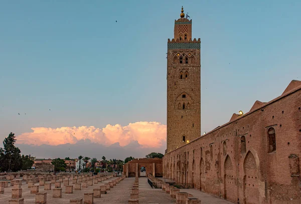 Mešita Kasbah Marrákeš Maroko Kopírovací Prostor — Stock fotografie