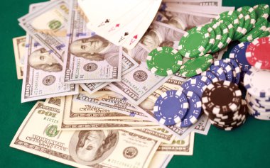 Casino, kumar, poker, insanlar ve eğlence kavramı