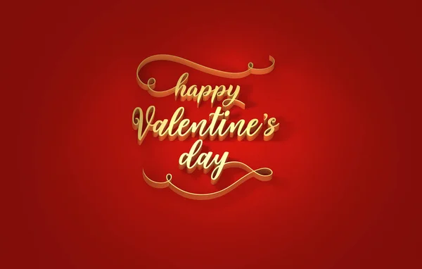 Feliz Día San Valentín Representación Texto — Foto de Stock