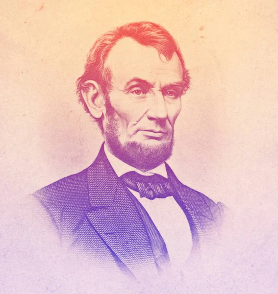 Abraham Lincoln 1809 1865 Engraved Illustration 16Th President Usa Led — Stock Photo, Image