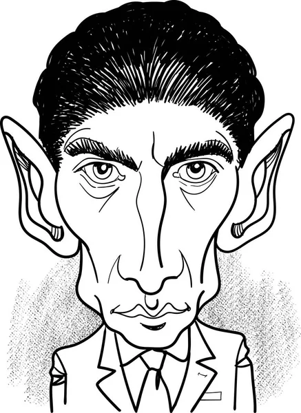 Franz Kafka — Stockvektor